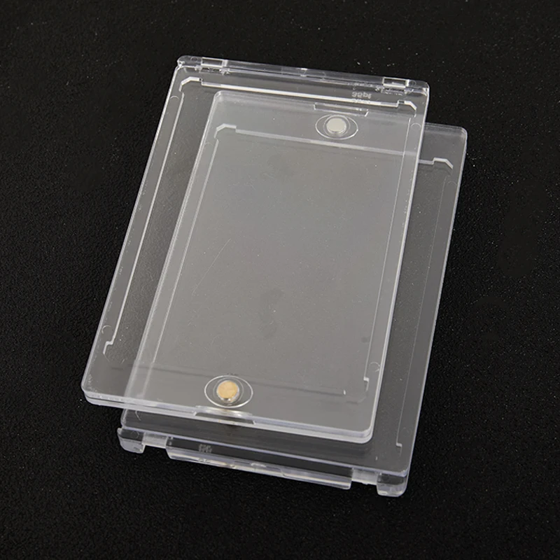 1 ULTRA-PRO ONE-TOUCH Magnetic 35PT UV Protected Card Holders Acrylic Clear Protective Case Gaming Trading Card Folder