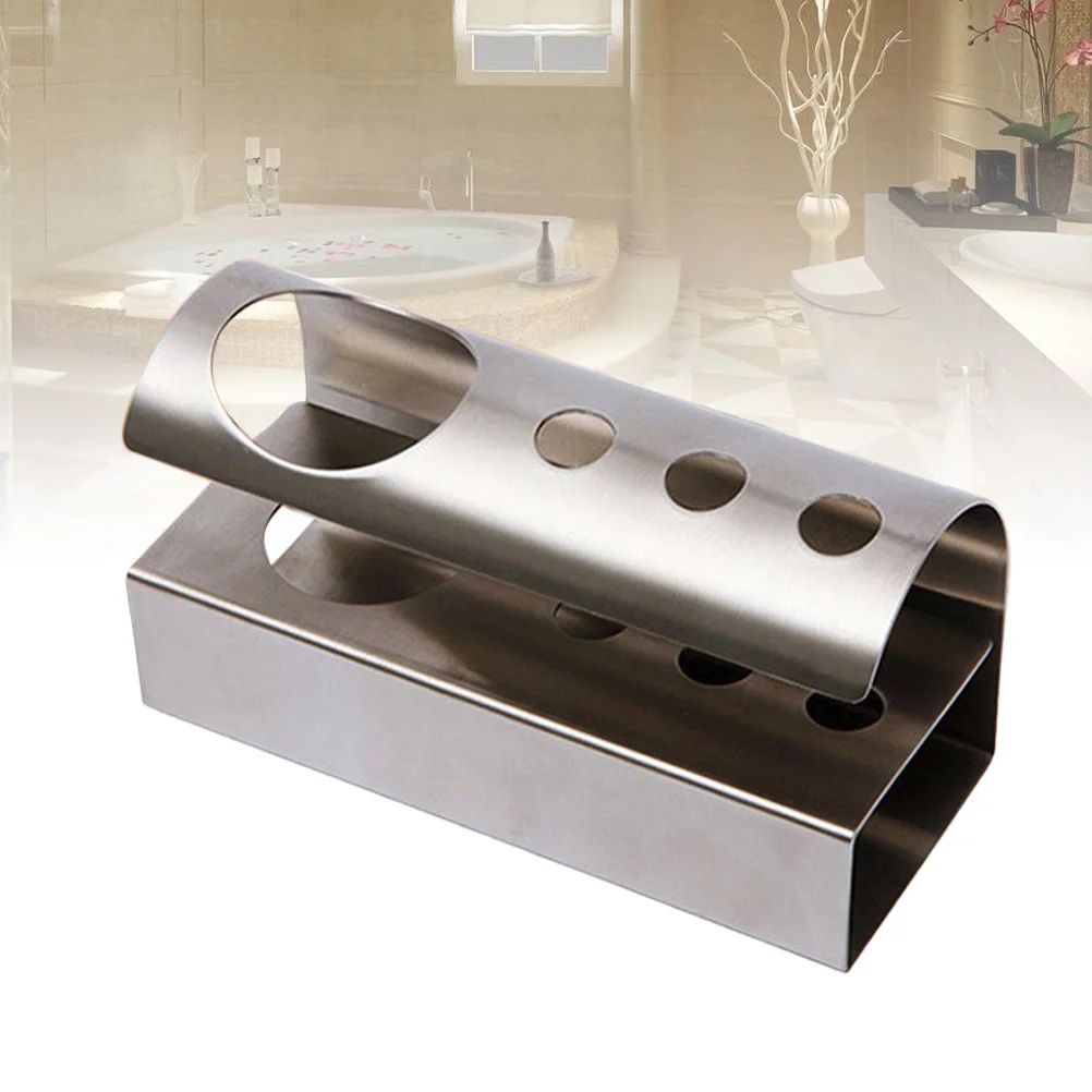 

304 Stainless Steel Toothbrush Holder Holders Toothpaste Shelf Desktop Rack Nordic