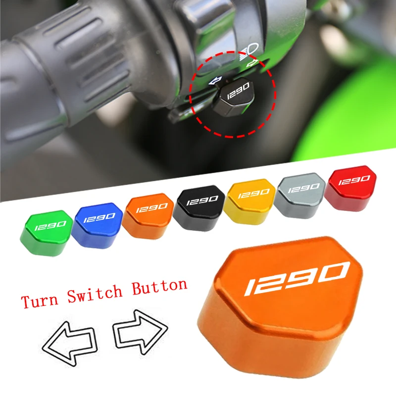 

For KTM 1290 Super Adventure R 1290 Super ADV CNC Aluminum Mototcycle Switch Button Turn Signal Switch Key Cap