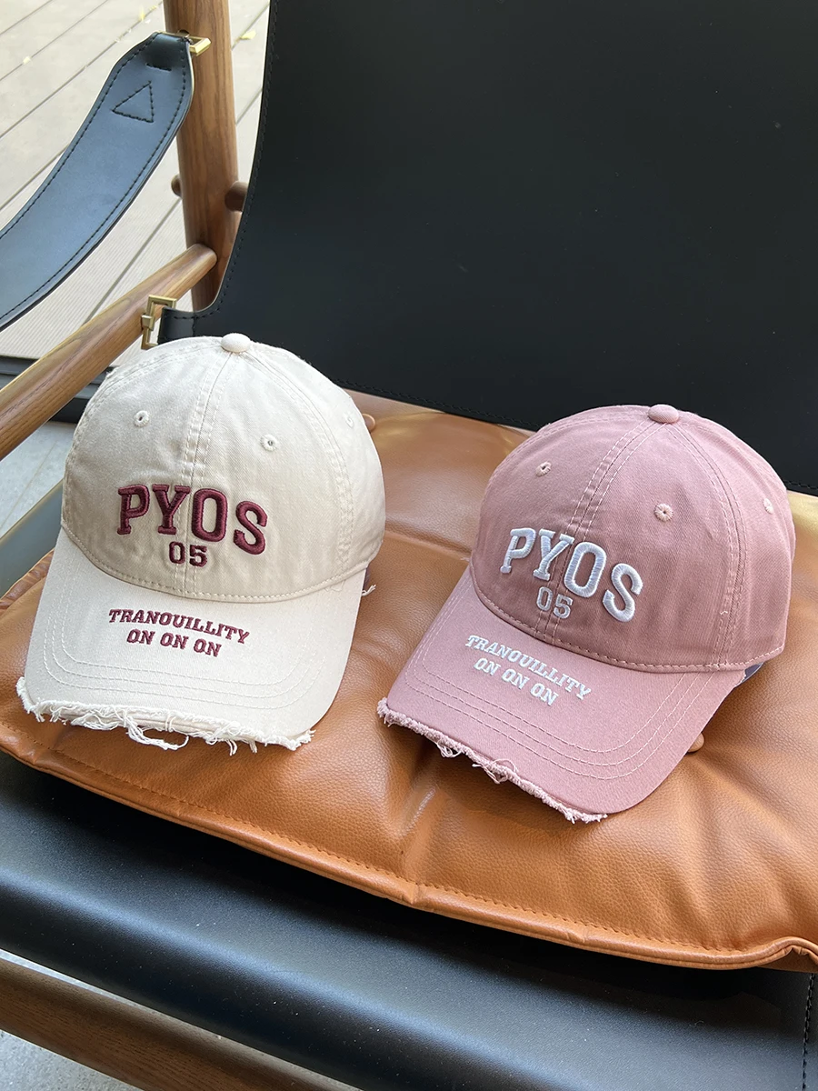 

Alphabet Baseball Cap Children's Washed Deep Top Cap Men's Four Seasons Couple