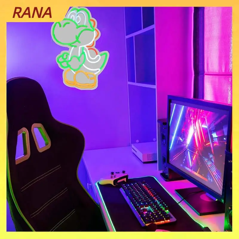 

RANA Dinosaur Led Neon Sign Light Dinosaur Led Neon Sign Lamp For Bedroom, Study, Bar, Game Room, Club Decor
