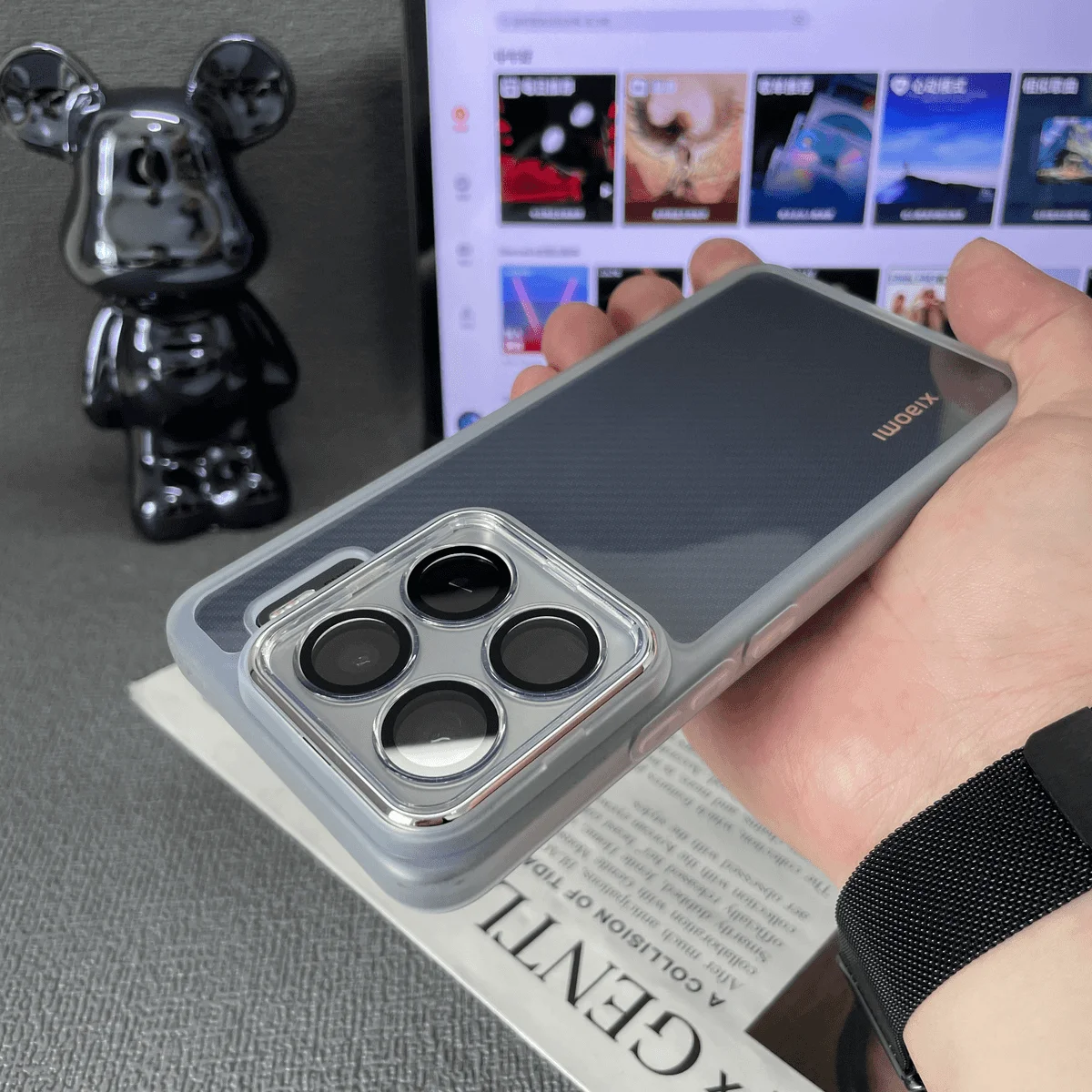 เคสสำหรับเสี่ยวมี่ มิ 15 ทีซอฟท์ซิลิโคนฝาครอบโปร่งใสสำหรับเสี่ยวมี่ มิ 15 ทีเชลล์