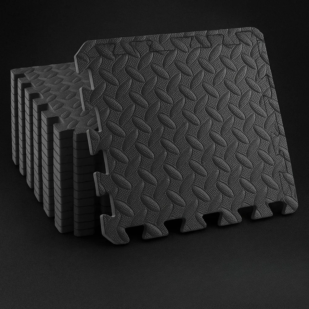18 Piece Fitness Yoga Mat Soft EVA Foam Puzzle Mat Non Slip Interlocking Gym Mat Protective  for Fitness Equipment
