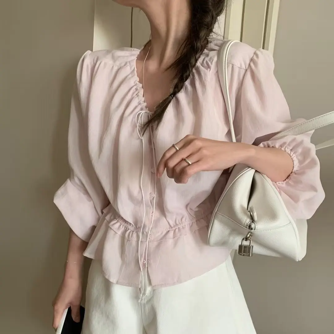 

Новое осеннее шикарное женское платье Sweet Sle Long Sve с эффектом утягивания талии, отделкой из дерева и эффектом стройности для G...