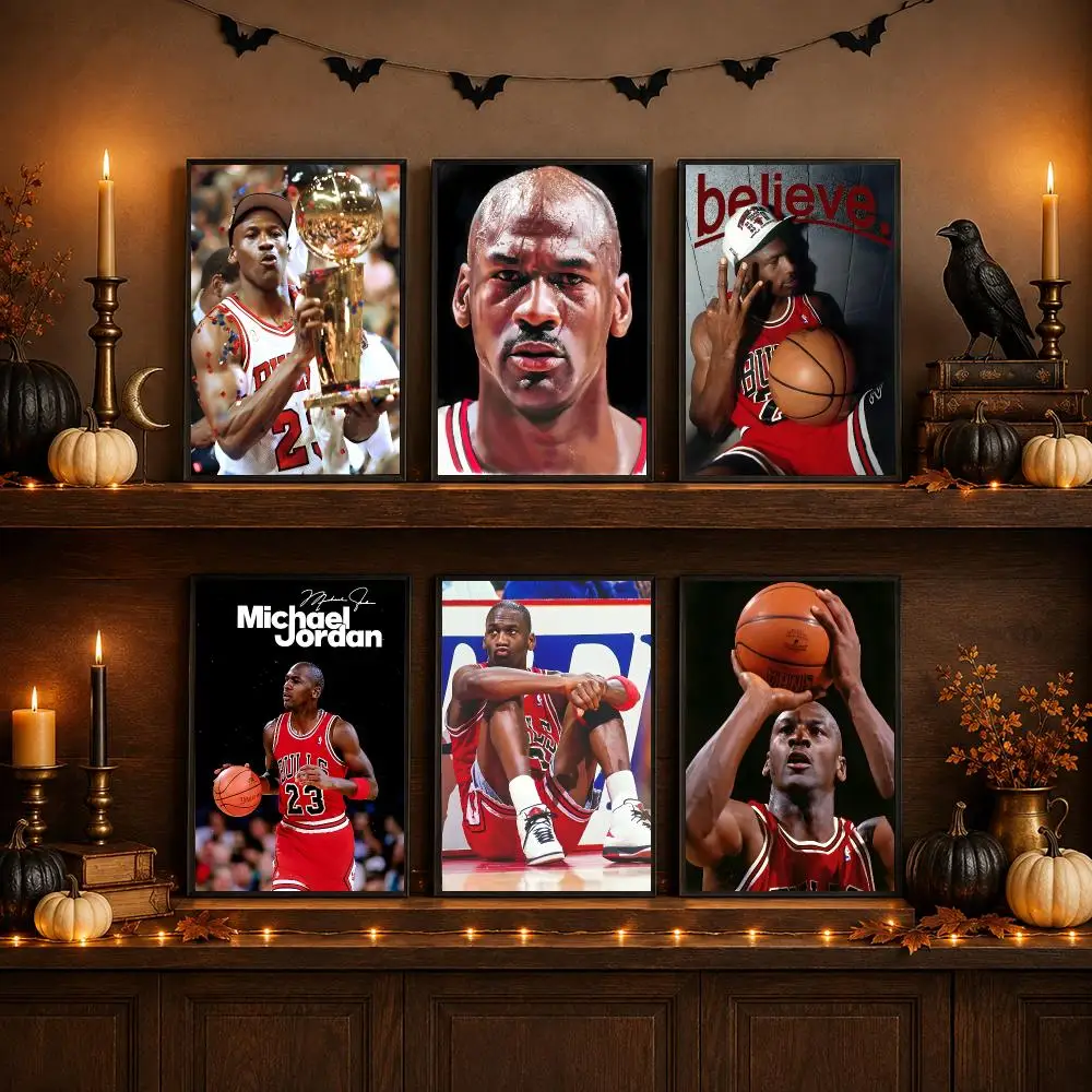 Michael Jordan Poster Wall Art Print Art Suitable For Living Room Bedroom Bar Parlor Home Decoration Gift