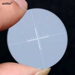 995 Div 0.1mm Universal Micrometer Cross-line Graticule Optical Microscope Reticles for Biological Student Digital Microscope
