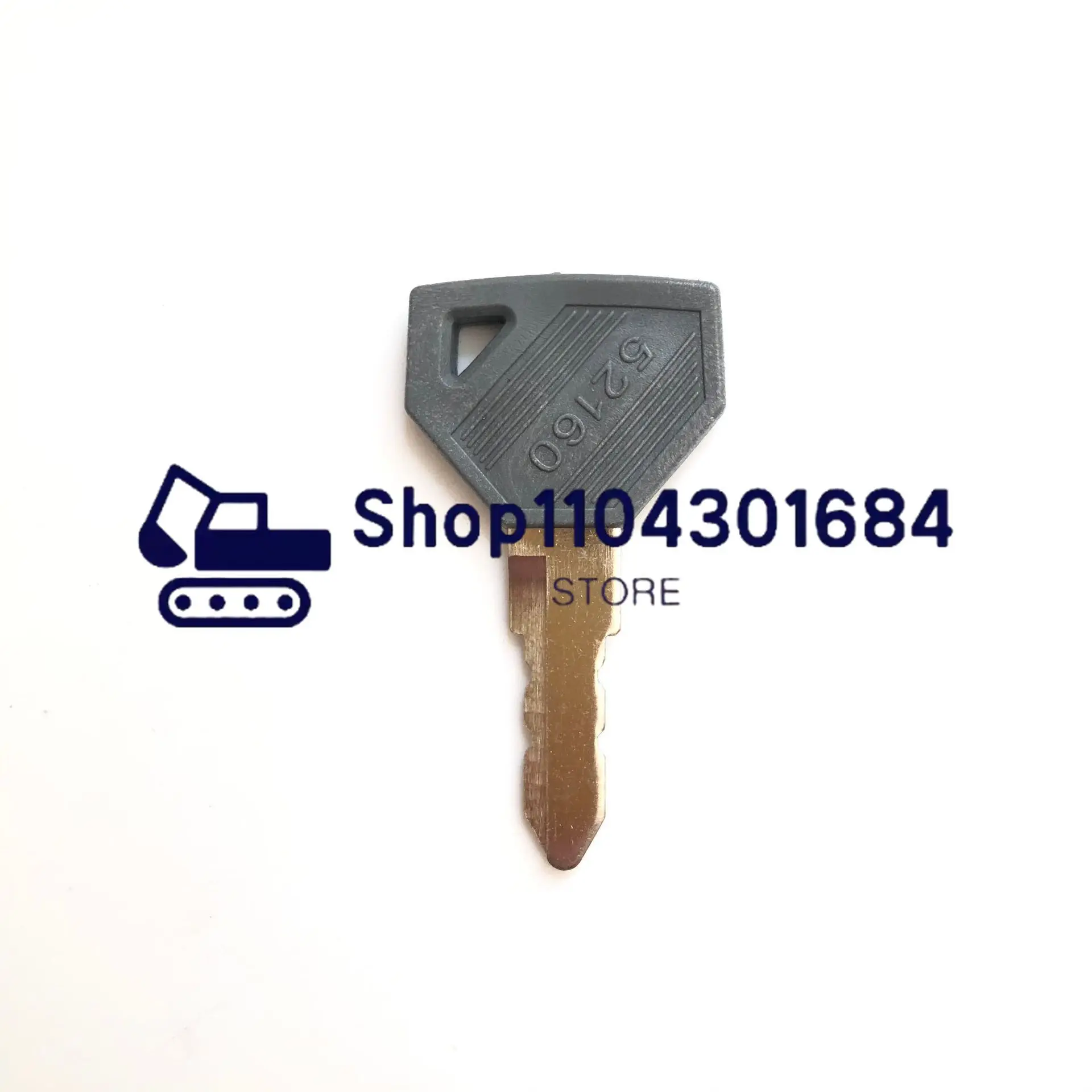 10PCS 52160 Ignition Key 198360-52160 for Yanmar Machines Excavator Grader Dozer SC2400 SC2450 EX2900 John Deere Tractor