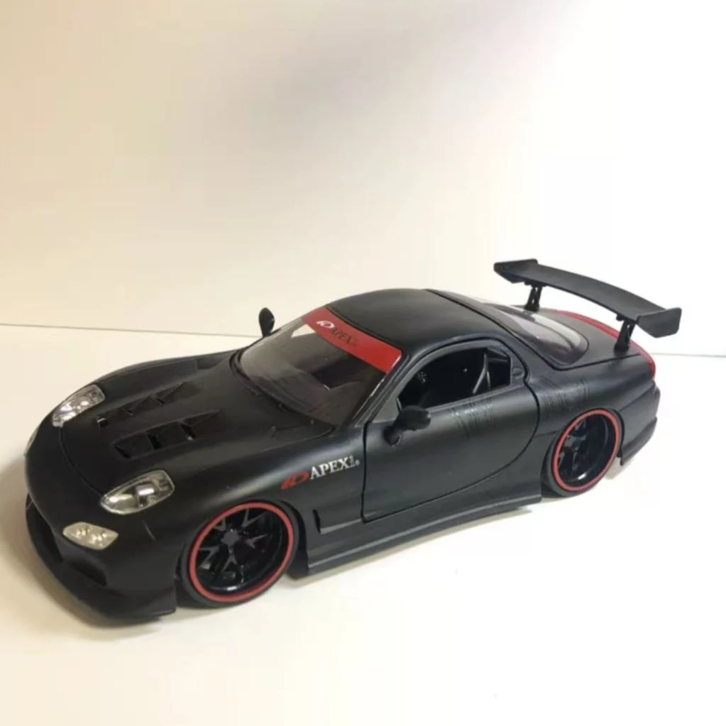 

Jada 1:24 Mazda RX-7 High Simulation Diecast Car Metal Alloy Model Car Children's toys collection gifts
