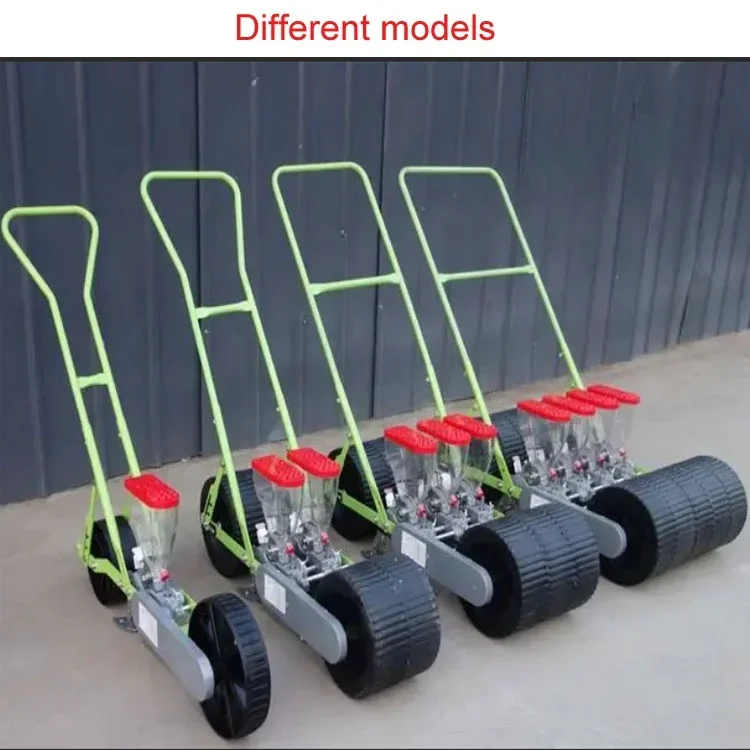 Hot Sale Door-to-Door Seeding Wheel 4 Rows Manual Portable Vegetable Planter