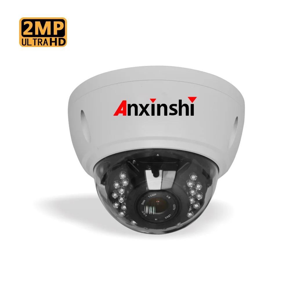 

Anxinshi 2.0MP POE IP-камера Водонепроницаемая уличная H.265 5-кратный оптический зум CamHi Купольная камера видеонаблюдения NVR Защита безопасности Видеонаблюдение