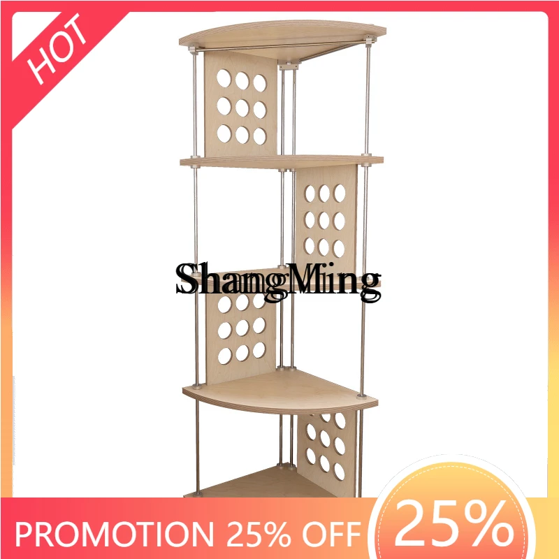 

ZYY high-end exquisite ocean board bedside bookcase living room corner bookshelf household bedside table shelf