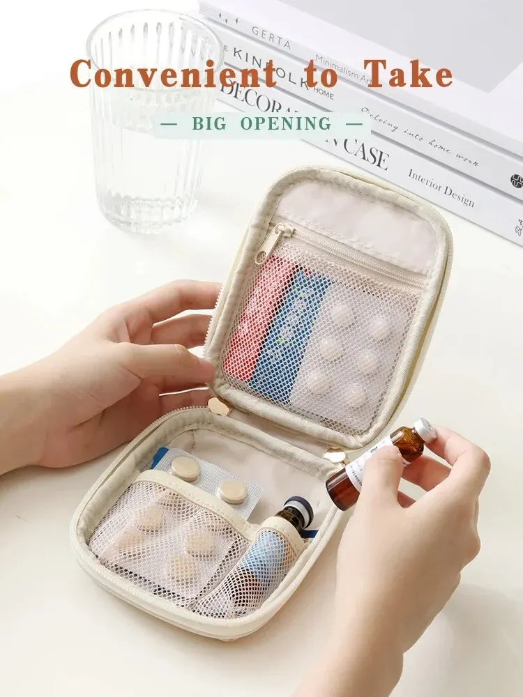 Travel Pill Bottle Organizer,Medicine Organizer and Storage,Home Medication Bag, Travel Cases Carrier for Pills,Vitamin,Fish Oil