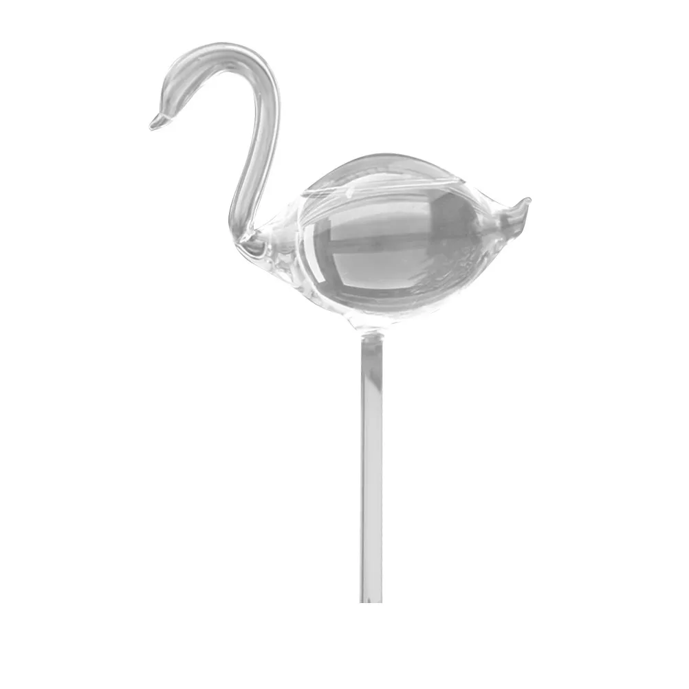 Automatic Glass Water Dripper for Plants – Swan-Shaped Self-Watering Device for Indoor & Outdoor Gardens
