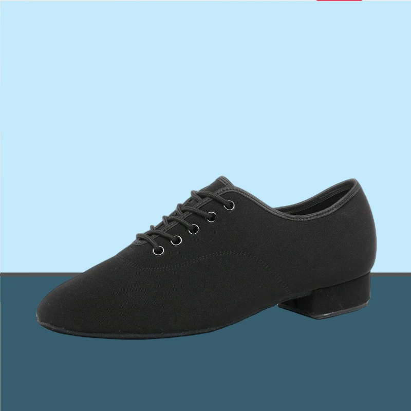 

Мужская танцевальная обувь для бальных танцев, ткань Оксфорд, черные танцевальные туфли для мужчин, обувь для танго, сальсы, латинского вальса с мягкой подошвой