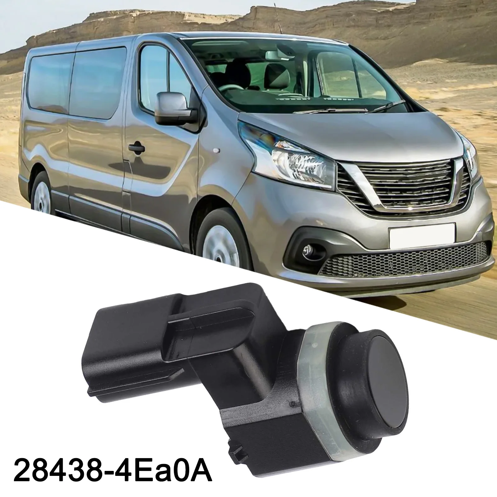 /Black /Plastic /Parking Sensor 28438-4EA0A Direct Replacement Rear Buzzer Probe For For Nissan For Qashqai J11 For For X-Trail