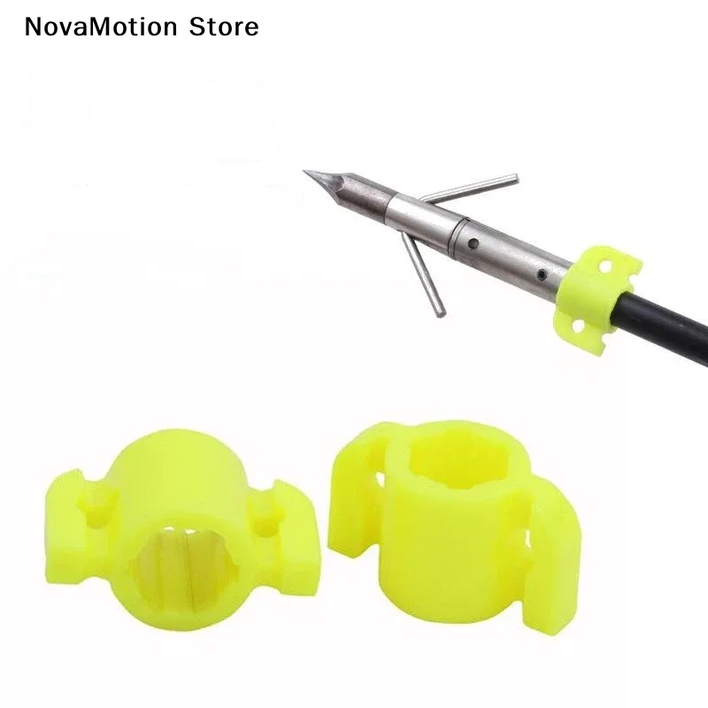 [NM]Bow Fishing Arrow Safety Slide Accessories Kit Portable Securely Wrapped Arrow Nock Slider Set Archery Accessories[NM]
