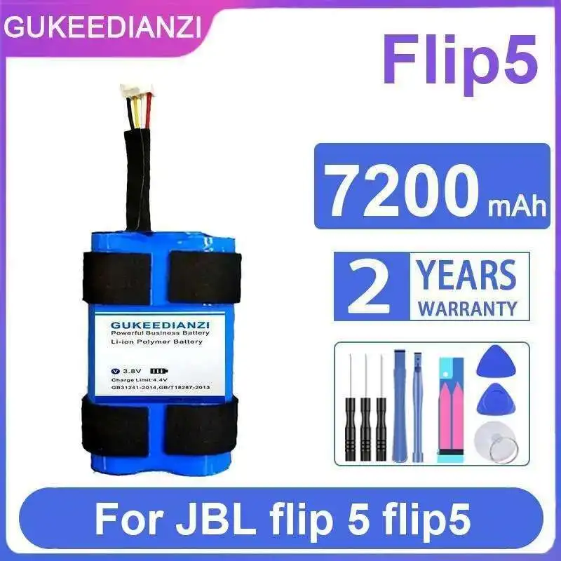 

Для Jbl Flip 5 Flip5 7200 мАч аккумулятор динамика большой емкости долговечный