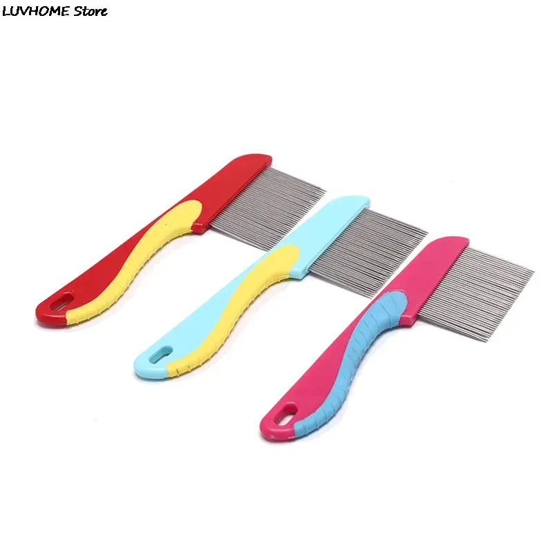 dogs cats hair removal comb stainless steel lice comb lice flea nit hair comb