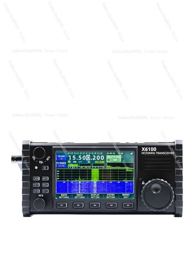 Shortwave radio X6100 portable SDR full mode transceiver with built-in antenna HF/50MHz