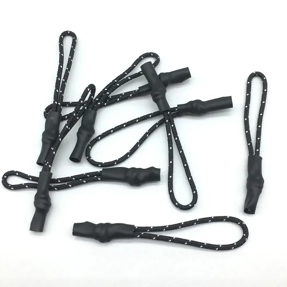 10pcs Polyester Rope Zipper Pullers Zipper Slider Extension Rope Garment Backpack Convenient Zipper Pullers