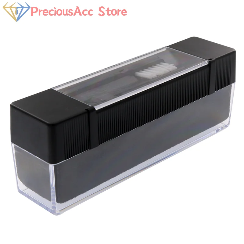 3Pcs Vinyl Record Cleaning Brushes, Anti-Static Dust Removal Set for LP Turntables, Soft Fiber Tools for Home Audio Care