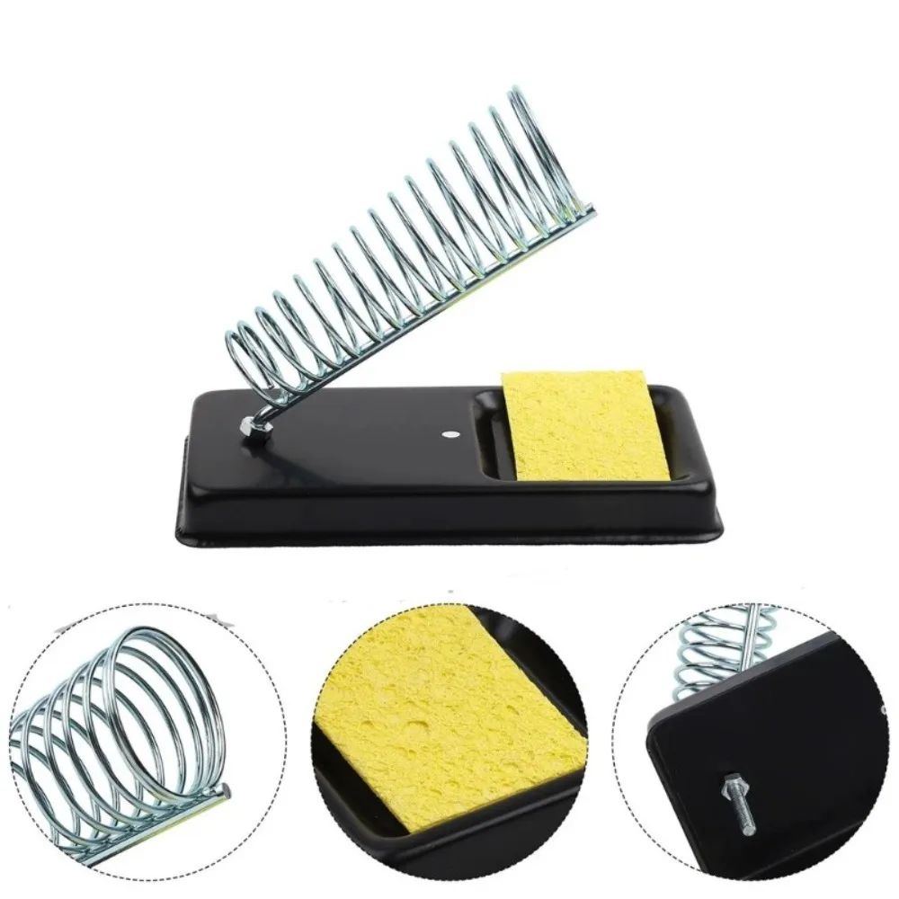 Portable Soldering Iron Holder Stand Detachable DIY Base Mount Metal Frame Support High Temperature Resistance Welding Tool Set