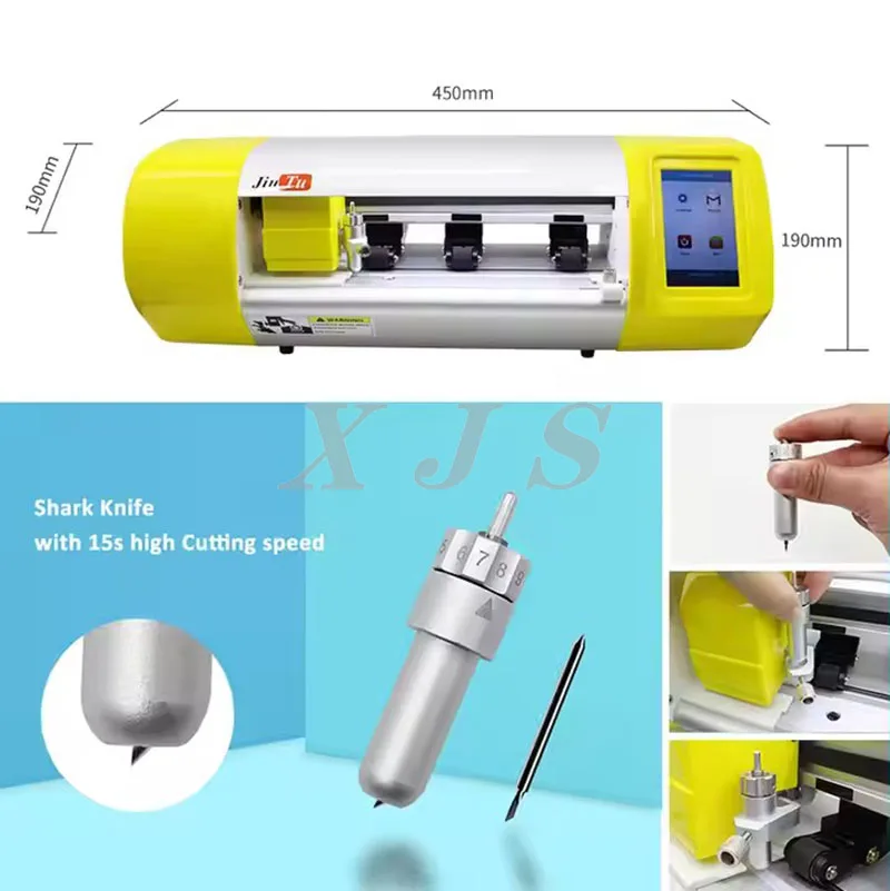 Wifi Port Plotter Screen Protector Phone Cut Hydrogel Manufacture Uv Printer and Transparent Tpu Film Cutting Machine