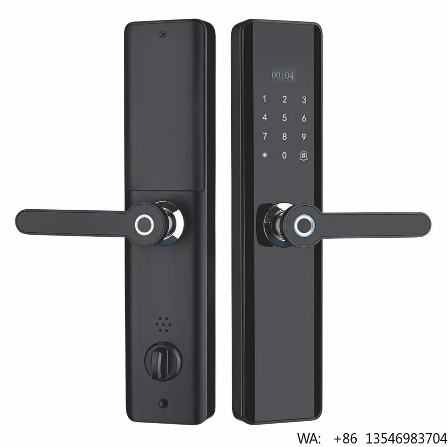 

Melo Electronics Smartlock Fingerprint with Handle Lock Smart Card Code for Metal Door & Wooden Door