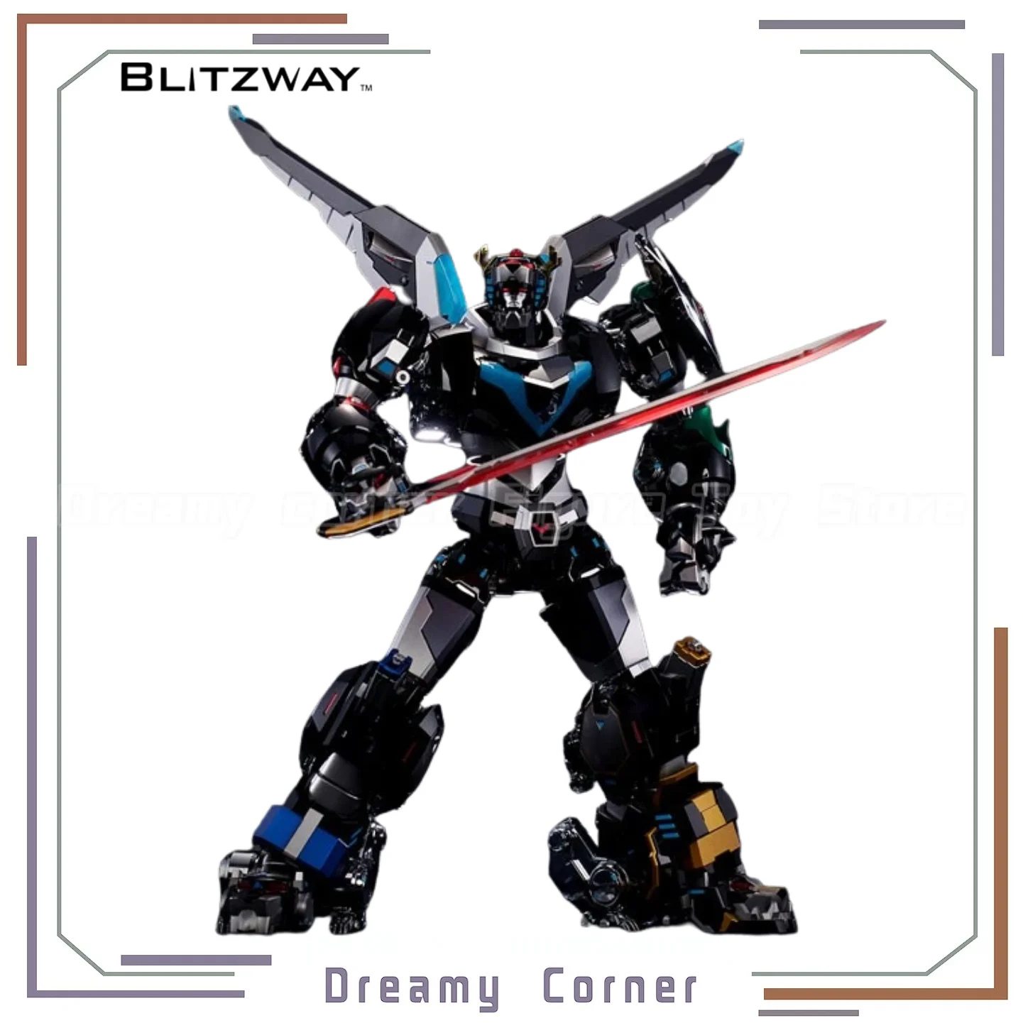 【In Stock】BLITZWAY BW-CA-11304 Voltron: Defender of The Universe BLACK VER Mech