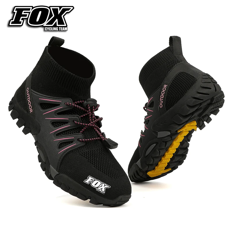 

Fox Cycling Team Zapatillas MTB Shoes Rubber Sole Free Ride Mountain Bicyle Downhill Enduro Dual Slalom Men Cycling Footwear