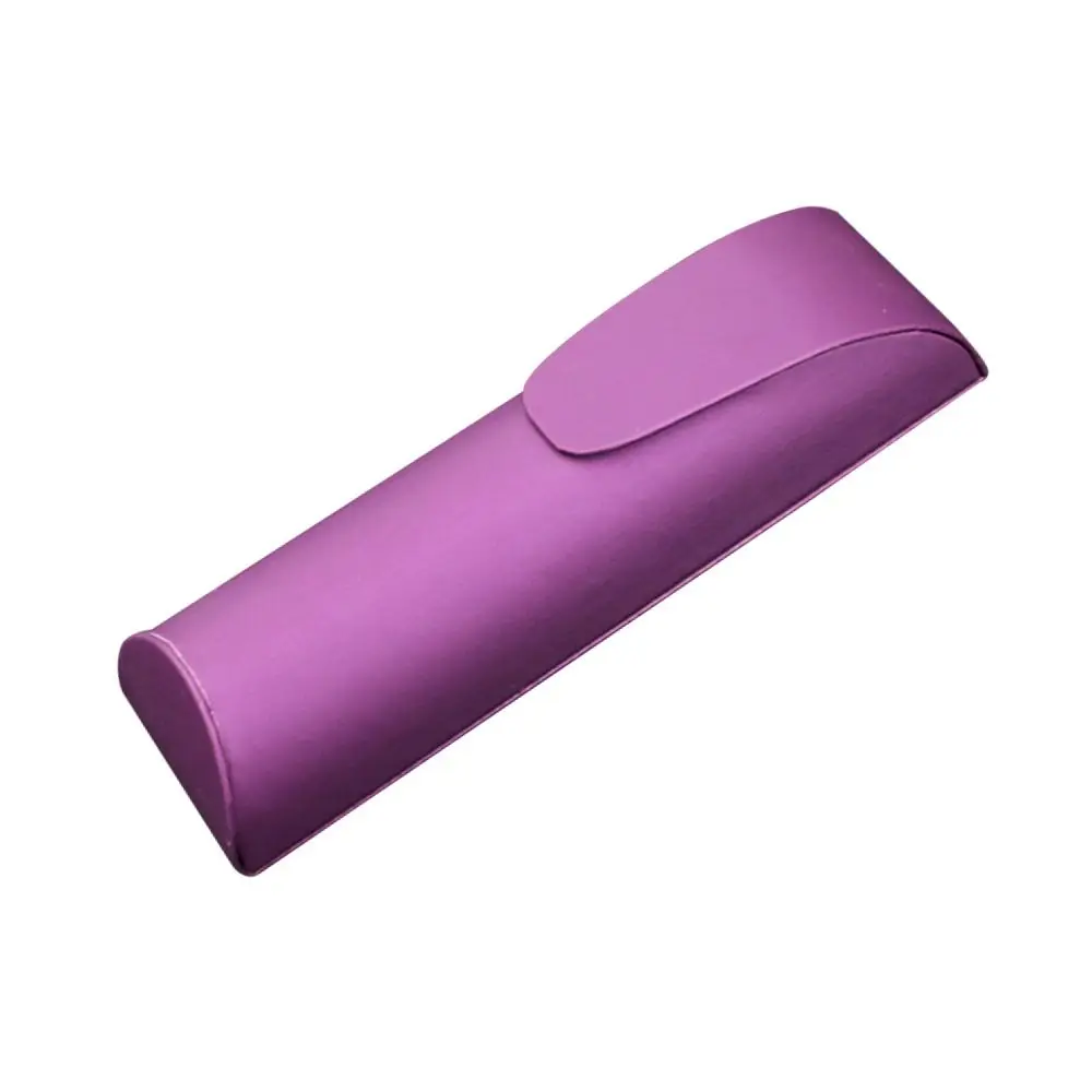 

Eye Wear Accessories PU Glasses Box Solid Color Portable Folding Reading Eyewear Case Simple Myopia Glasses Case Students