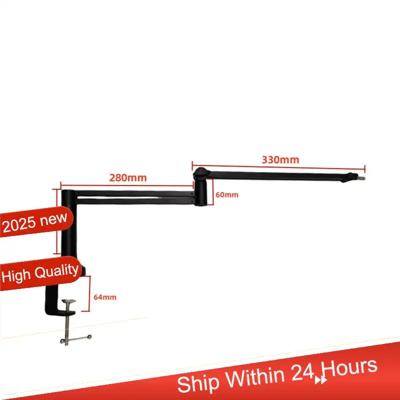 ~【A48T CHAUD】 Bras de flèche de microphone réglable Support de microphone pliable en forme de ciseaux Support de microphone de jeu