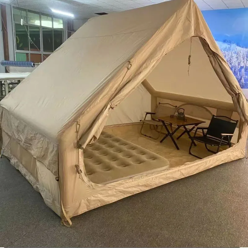 Portable Camping Inflatable Tent Large Space Waterproof Design Tent for 1-5 Person Outdoor Camping Tent