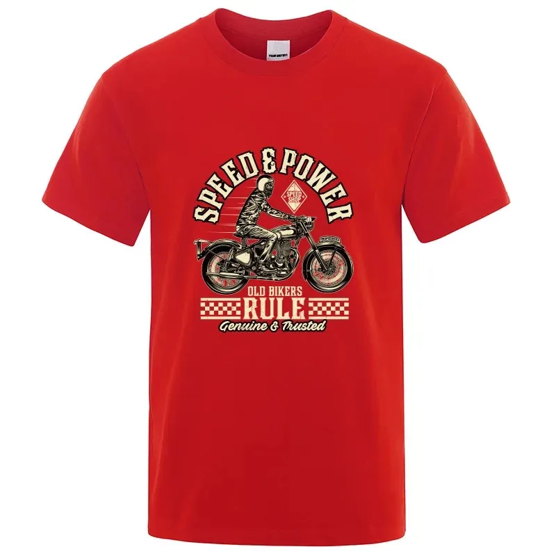 Summer Men Enfield Cycle Co Ltd 1938 Classic T Shirt Motorcycle Motor Race Pure Cotton Tops Funny Short Sleeve Crewneck Tees Top