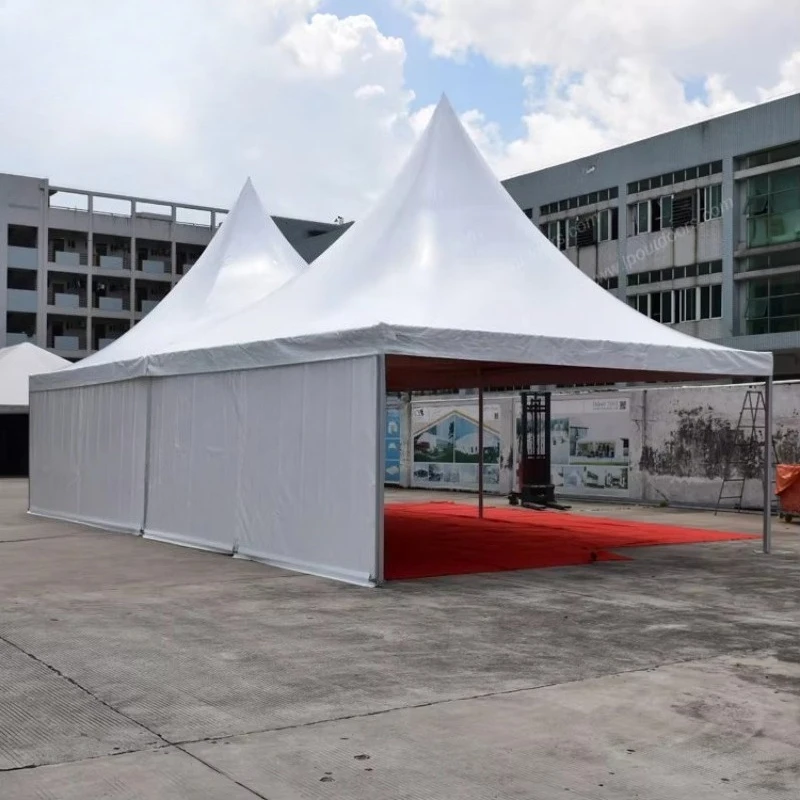 6x12m 60 People Outdoor Double Top Easy Set up Temporary Marquee Tent for Commercial  Exhibition Trade Show Events