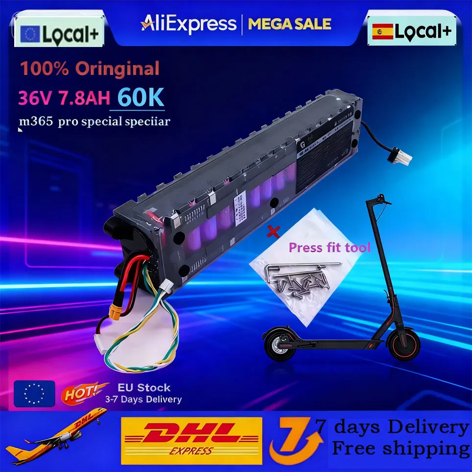 Batteria al litio speciale 18650 10S3P 36V 7.8Ah Xm M356 7800mAh 60 km con comunicazione Bluetooth impermeabile