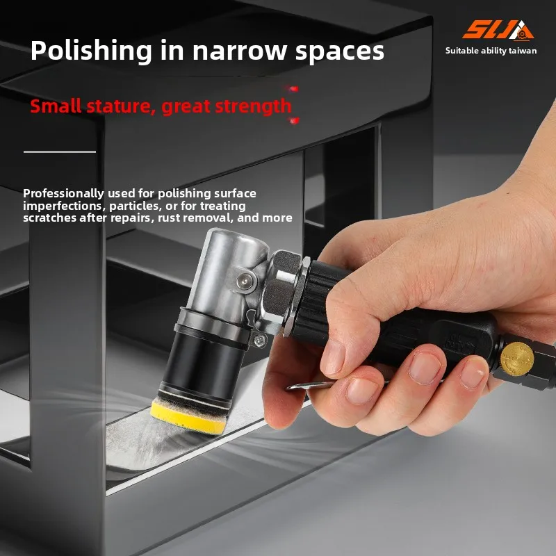 Shili Jia Pneumatic Spot Grinder Polishing and Grinding Machine Small 1inch Point Grinder Automotive Sheet Metal Pneumatic Tool