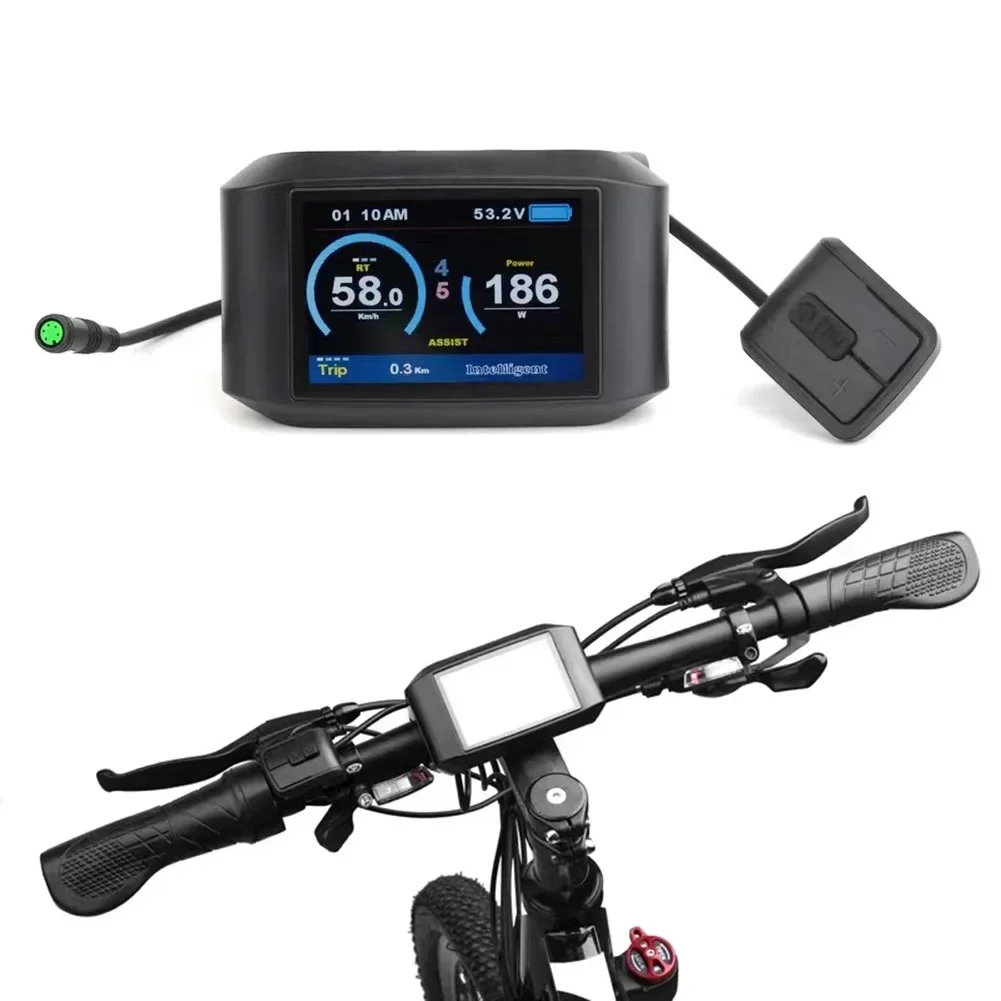 

Ebike красочный дисплей 750C для 8FUN BBS01 02 дисплей для электрического велосипеда Uart Plug аксессуары для электрического велосипеда