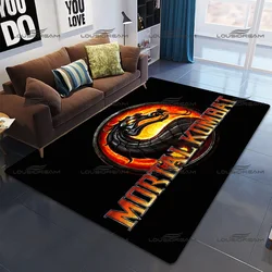 Mortal Kombat Character Decor Carpet Square Flannel Fighting Game Pattern Rugs Modern Home Living Room Floor Mats Bedroom Carpet