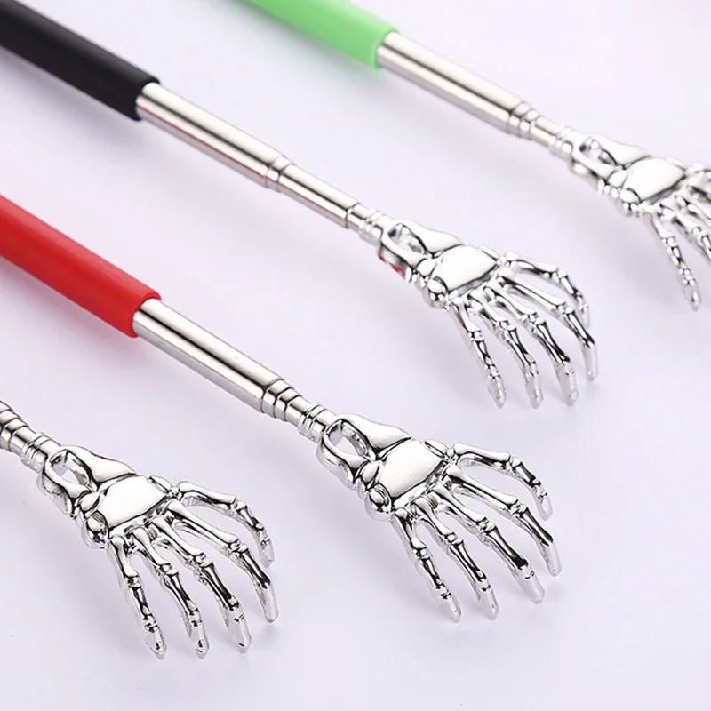 Telescopic Stainless Steel Back Scratcher Telescopic Massage Claw Back Scraping And Anti-itch Tool Health Care Products