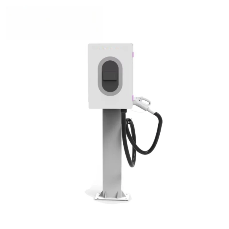 Amppal New 20-40kw Single-gun DC Wall-mounted Portable High Efficiency Touch Screen Multi-standard Interface 5m Charging Station