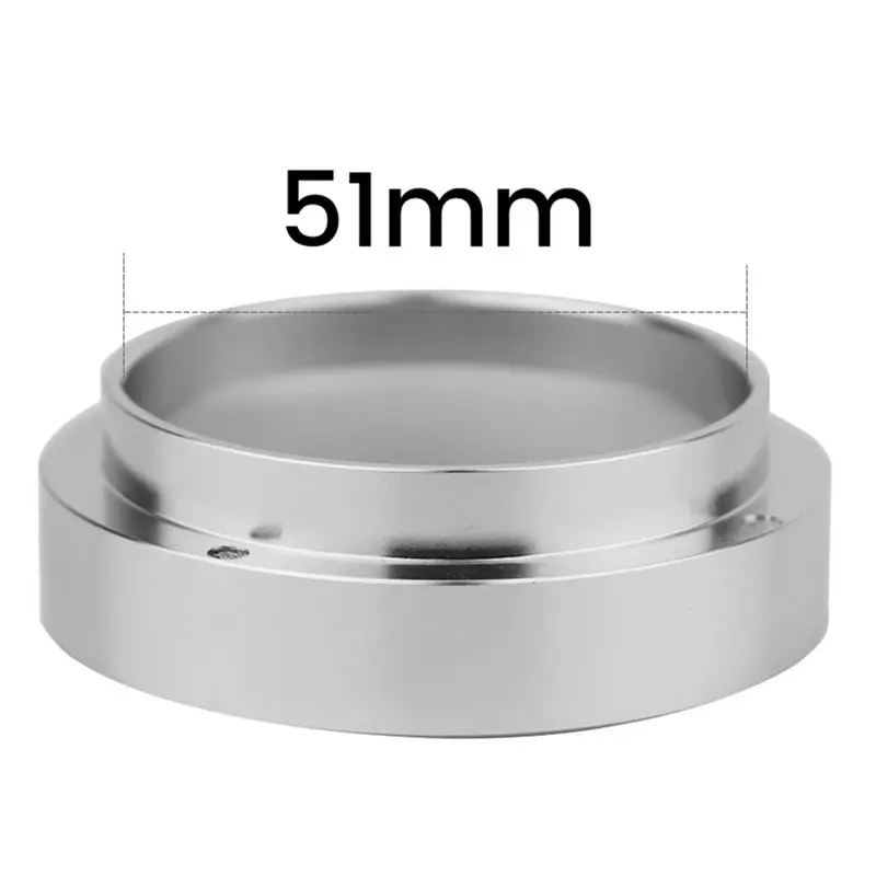 LUCK Magnetic Aluminum Dosing Ring Cup Funnel 51MM Filter Brewing Bowl Coffee Powder Basket Portafilter Accessories