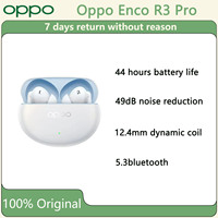 Original OPPO Enco R3 Pro Earphone 49dB Active Noise Reduction Bluetooth TWS Headset 44-hour battery life Earbuds