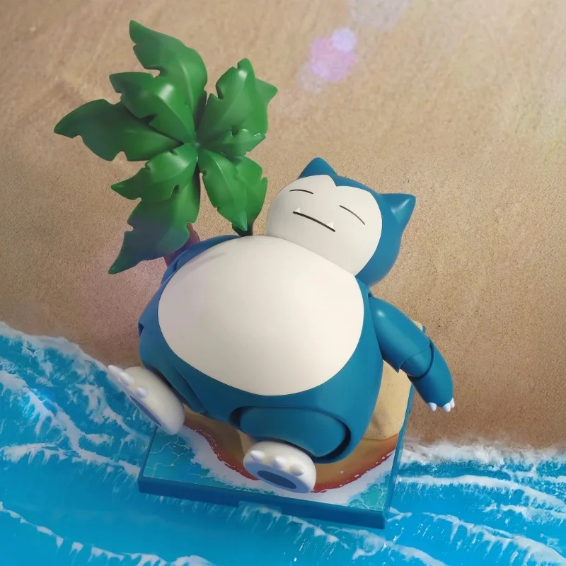 Novo modelo original de blokees pokemon brinquedos modelo explorar a nova série encontro snorlax modelos de robô colecionáveis presente