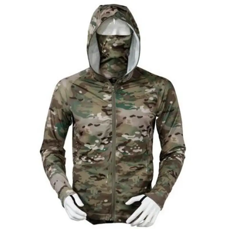 

Warchief Hunting Clothes Jacket For Men Multicam Coat Women Tops With Bandana Quick Dry Shirt Breathable Hiking Fishing T Shirt