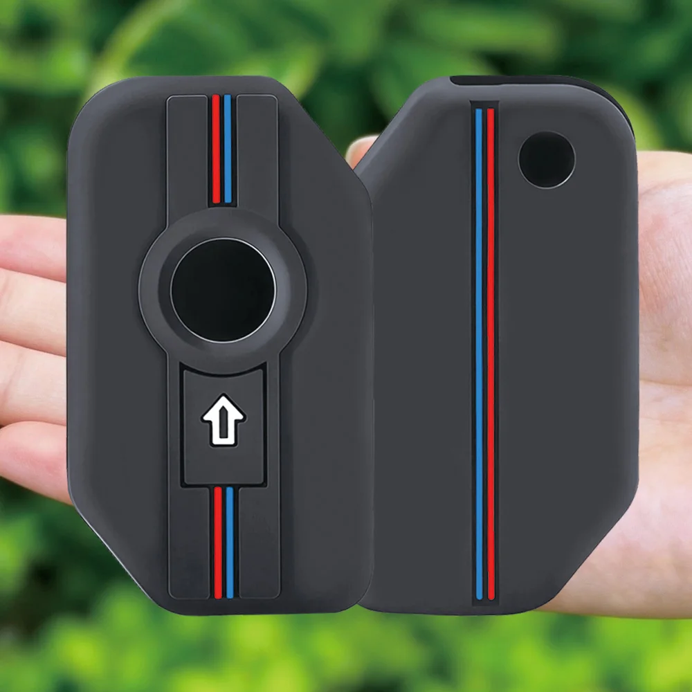 Silicone Remote Key Fob Keychain Ring Shell Case Cover Holder For BMW K 1600 B GT GTL R 1250 GS Adventure S1000 R XR 2021 2022