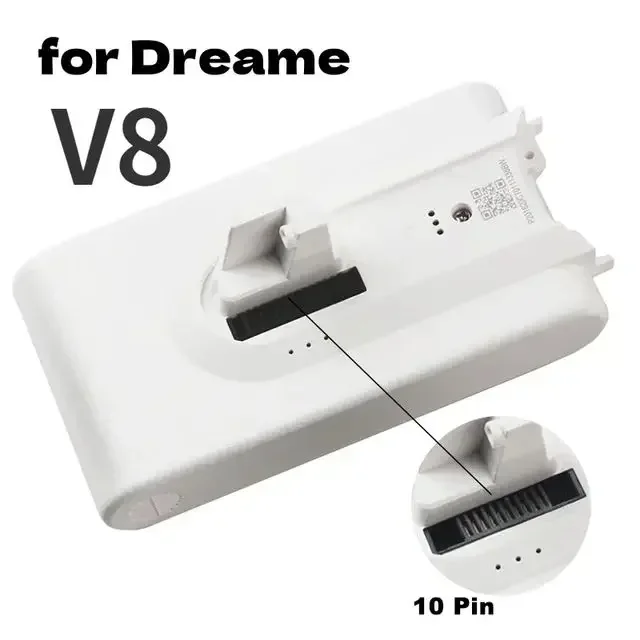5000mAh Li-ion Batterij voor Dreame V8 V10Pro V9P XR VVN3 VVN5 Handheld Draadloze Stofzuiger Onderdelen Vervangende Batterij