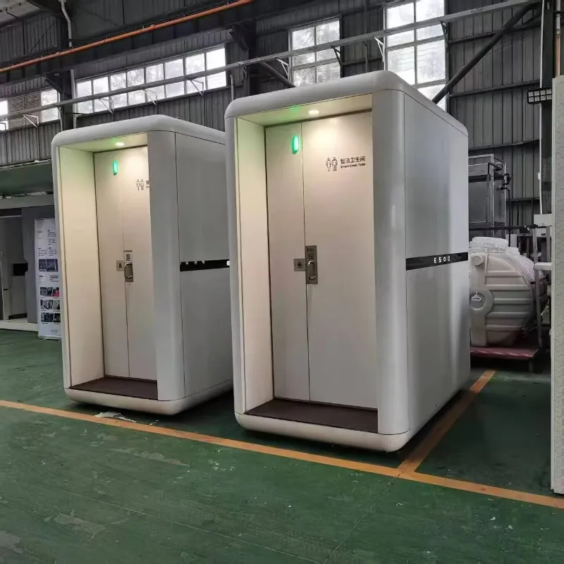 Toilette mobile intelligente per esterni a singolo utilizzo: compatta e privata