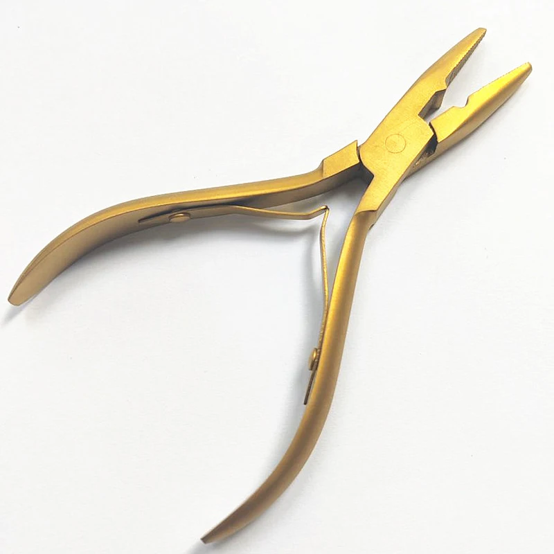 1 pcs Stainless Steel Hair Extensions Plier for Micro Link /Beads Hair Extension Tools