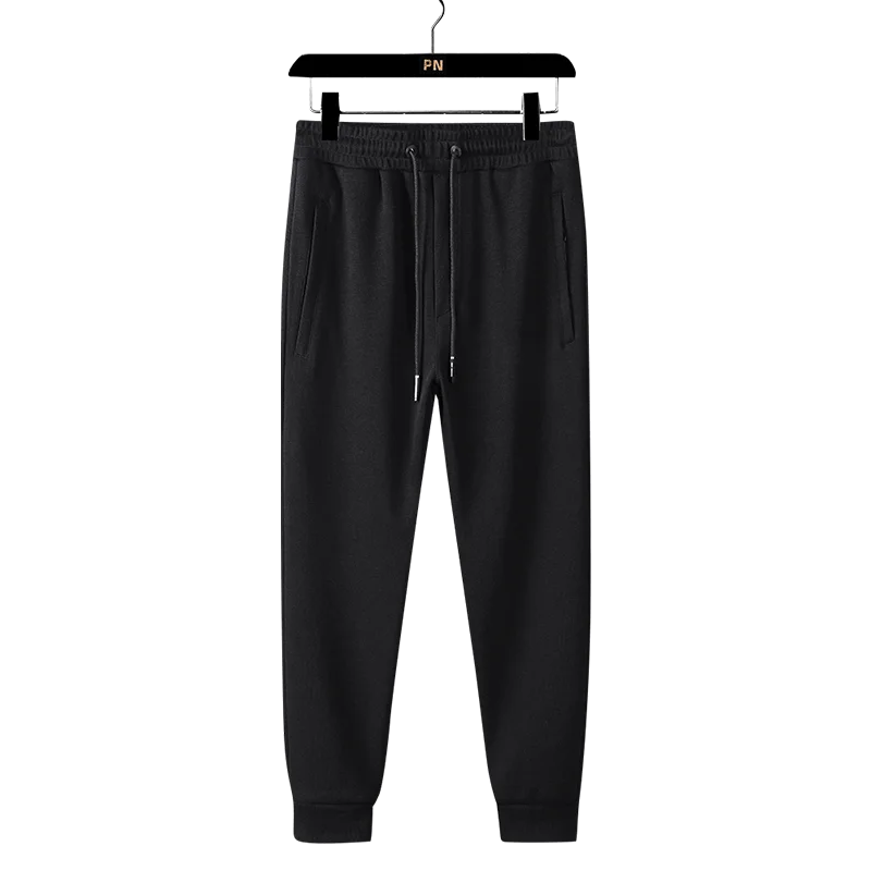 150kg new plus size casual sweatpants 10XL 9XL 8XL fashion men's solid color loose feet drawstring pants.